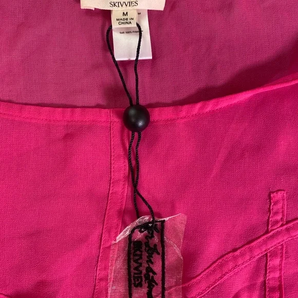 For Love and Lemons Lara Pink Sheer Skivvies Set (M) - Picture 8 of 12